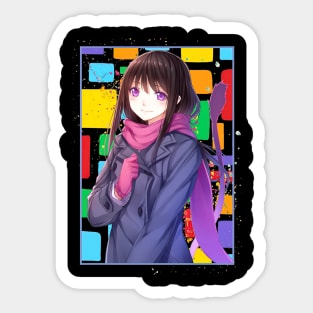 Hiyori Iki Stray God Noragami Anime Sticker